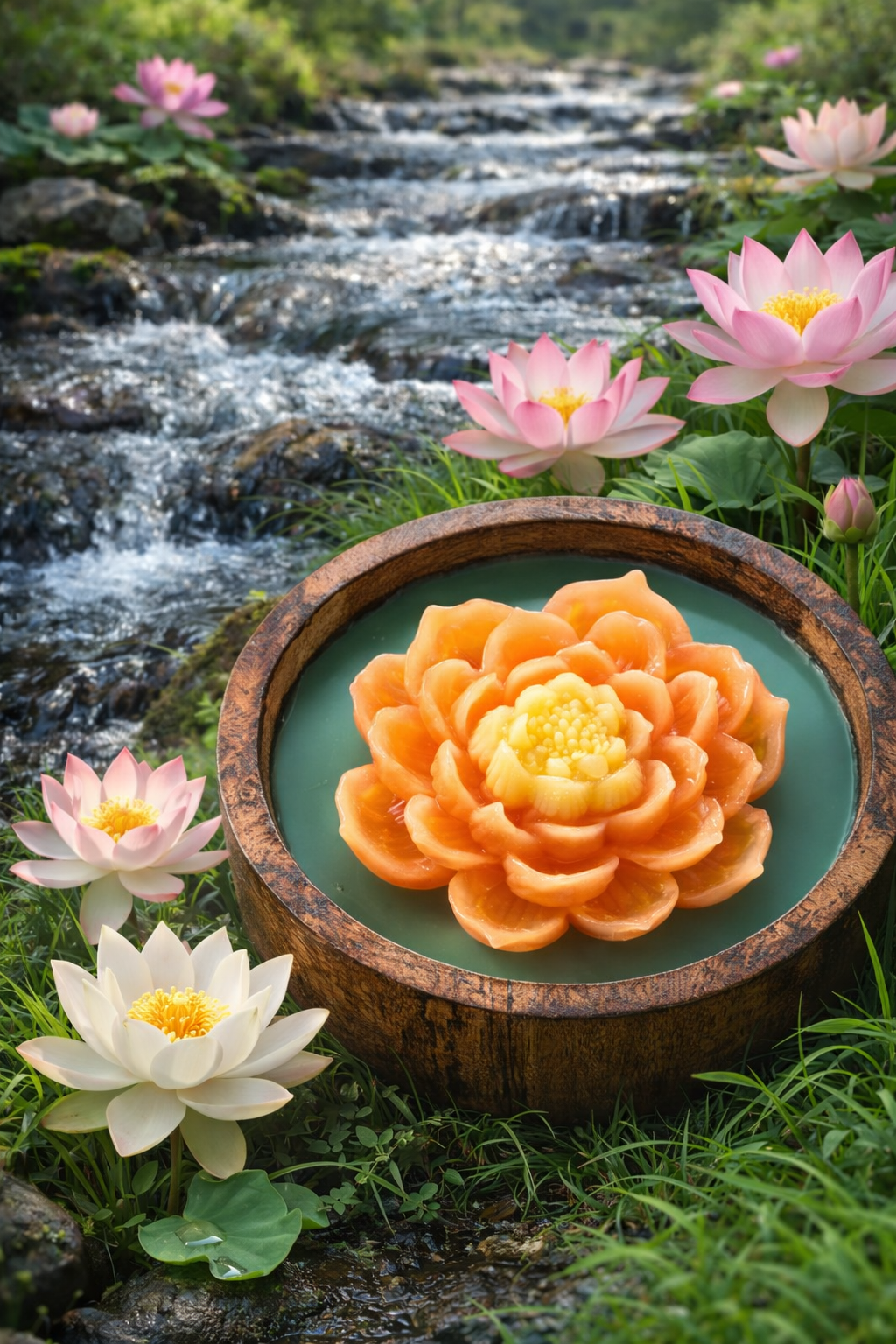 🪷 Lotus Silicone Candle Mold