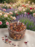 🌹 Rose & Lavender Fragrance Candle Jar