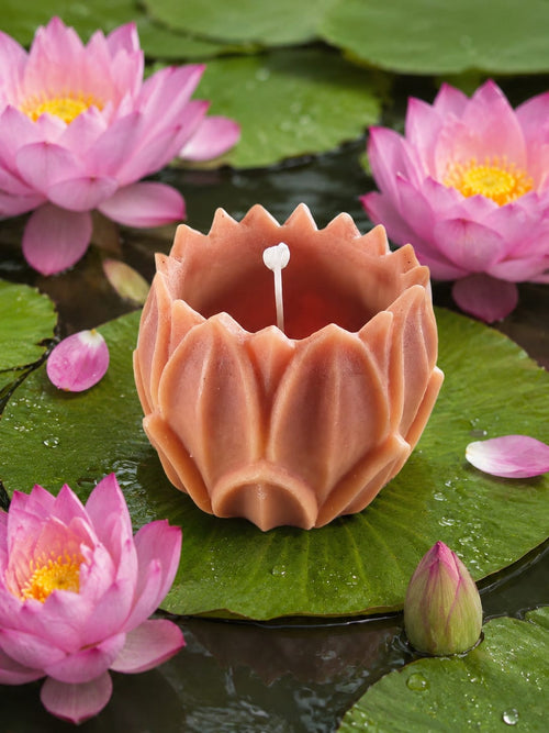 🪷 Big Lotus Candle Mould - Candle Mould | Ratna Sagarika Candles