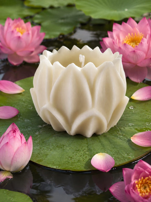 🪷 Big Lotus Candle Mould - Candle Mould | Ratna Sagarika Candles