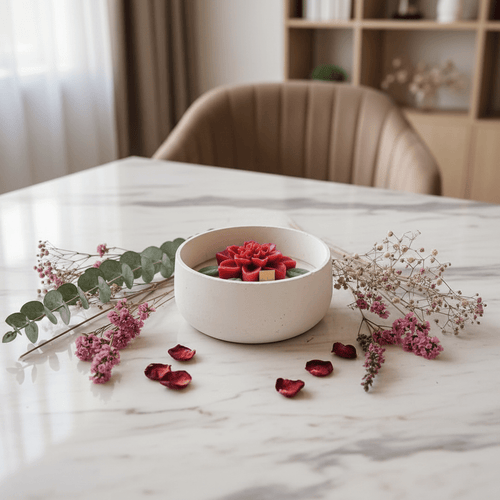 🌸 Botanical Bloom Candle For Home And Office Decor - Floral Candles | Ratna Sagarika Candles