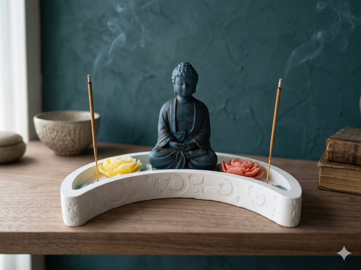 🪷 Buddha Candle Set – Calm & Spiritual Elegance - Religious Candles | Ratna Sagarika Candles