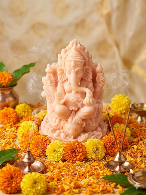 ✨ Divine Sri Ganesh Candle Mould – Spiritual Elegance for Your Home ✨ - Religious Candles | Ratna Sagarika Candles