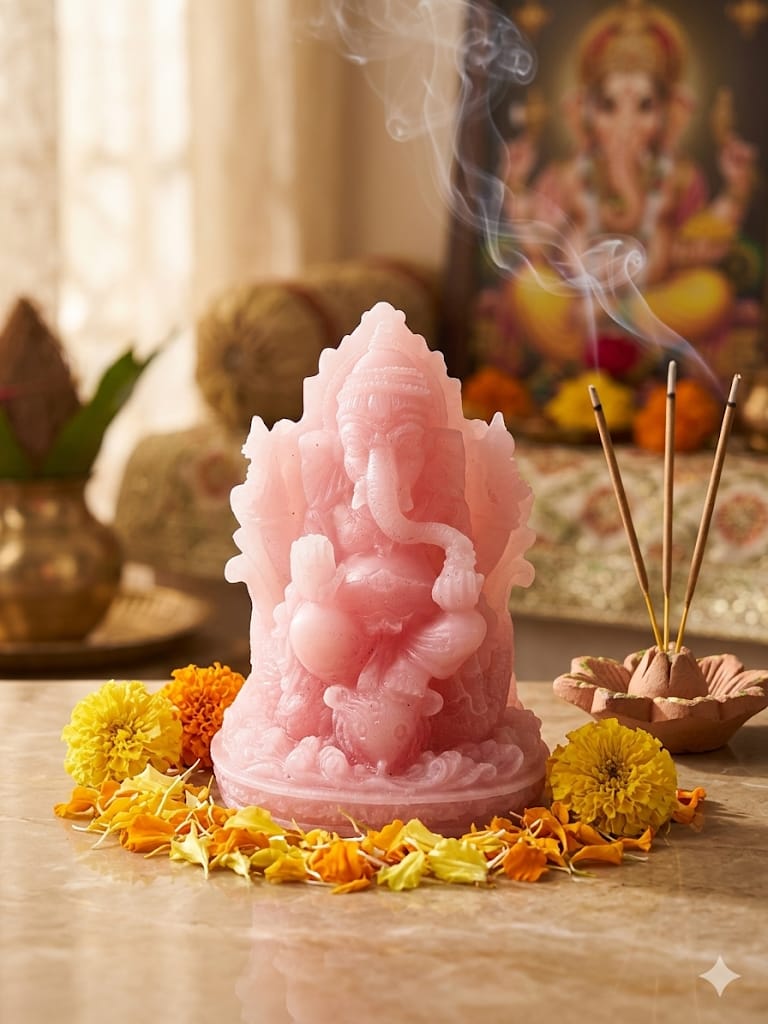 ✨ Divine Sri Ganesh Candle Mould – Spiritual Elegance for Your Home ✨ - Religious Candles | Ratna Sagarika Candles