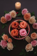 🌹 Handcrafted Rose Candles - Candles | Ratna Sagarika Candles