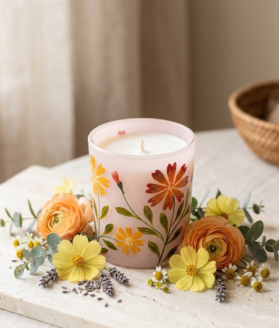 🌳 Mahogany Teakwood Fragrance Oil Candle Jar - Candle Jar | Ratna Sagarika Candles