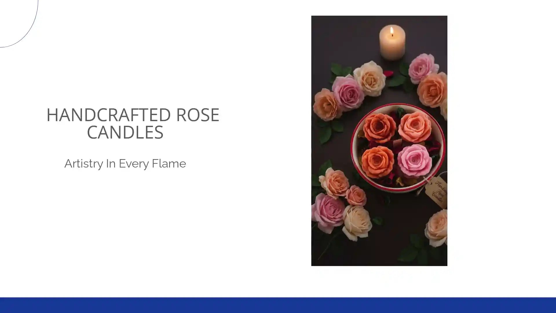 🌹 Handcrafted Rose Candles by@Outfy