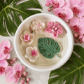 🌸 The Pink Orchid Family - Decorative Candles | Ratna Sagarika Candles